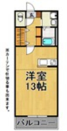 茶山駅 徒歩17分 1階の物件間取画像